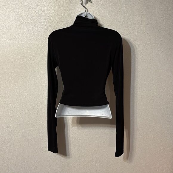I.AM.GIA Ruched Long Sleeve Turtleneck Top Medium - Picture 5 of 5